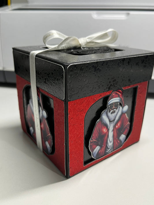 Black & Red Christmas Exploding Box