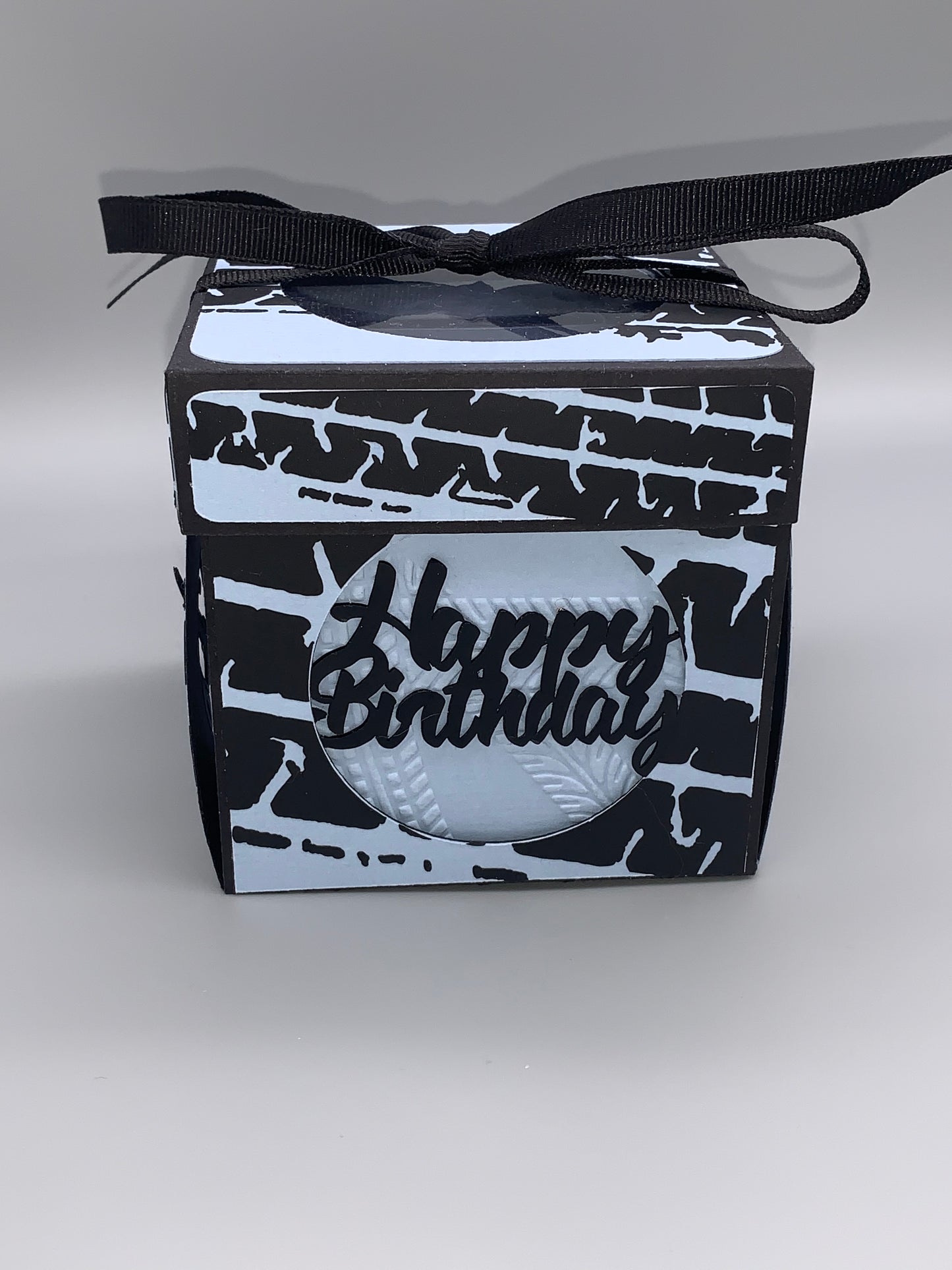 Birthday Tyre Exploding Box Card